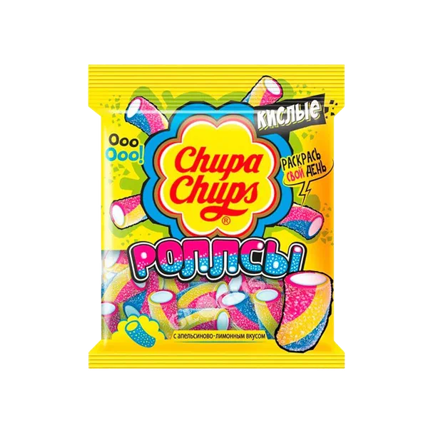 Мармелад Chupa Chups кисл роллсы жеват. 70г
