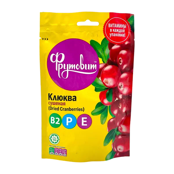 Сухофрукты Фрутовит Цукаты клюква суш 100г