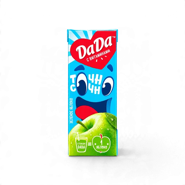Сок Da-Da зел. ябл.0,2л