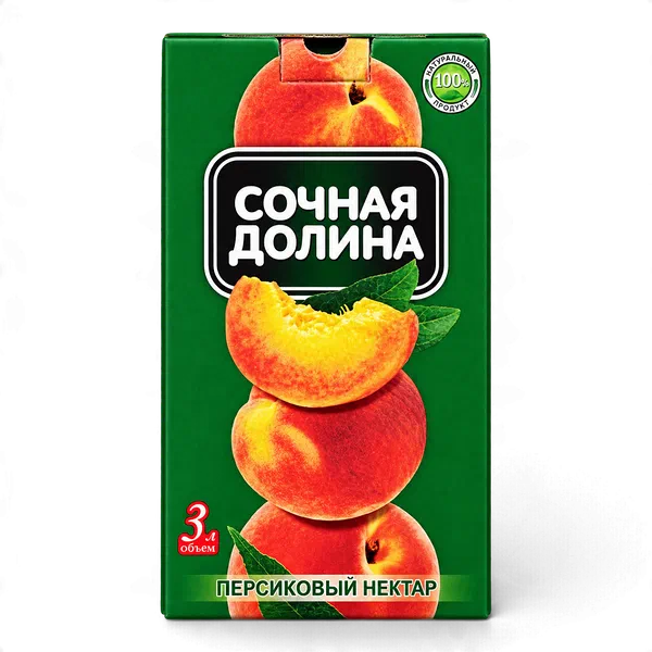 Сок Сочная долина персик 3т/п Кыргыстан